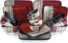 16 Piece Double Bowl Stoneware Dinnerware Set With Service For 4  Downtown Loft