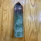 Stunning Large Rainbow Fluorite Tower   1 3lbs