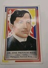 Philippines Dr  Jose P  Rizal Flash Card unused 