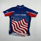 Vtg Cannondale Usa Flag   Performance Cycling Jersey Men   s Xl Full Zip Lot Of 2