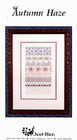 Cross Stitch Just Nan Autumn Haze Tulips Mums Gold Violet Pink Rare Oop