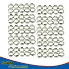 100 Pieces Stainless Steel 1 2  Pex Ear Clamp Cinch Rings Crimp Pinch Fitting