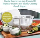 Euro Cuisine Gy50 Greek Yogurt Maker With Ultra Fine Mesh Strainer Basket Bp   
