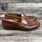Vtg G h  Bass   Co  Weejuns Shoes Mens Size 8 5 Brown Leather Loafers Dress Usa