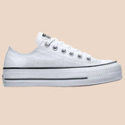 Converse Chuck Taylor All Star Lift Women s Low Top White Canvas Shoes