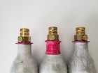 Sodastream Soda Stream Co2 Cylinders 60l Quick Connect Pink Lot Of 3 Used Empty