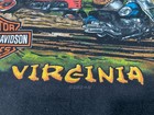 Vintage Harley Davidson Shirt Men s Large Black Wytheville Virginia Usa 2002