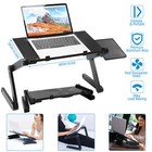 Adjustable Laptop Table Stand Lap Tray Sofa Bed Notebook Computer Foldable Desk