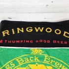 Vintage Bar Towel Set 3 Brains Hogs Back Brewery Ringwood Beer Ale Brand Logo