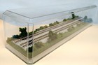 N Scale  16   Double-track Display Case -  summer Scene   -for Any N Trains