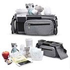 Baby Stroller Storage Bag Mummy Large Capacity Travel Hanging Bag Bottle Holder