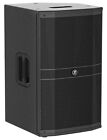  2  Mackie Drm212-p 12  1600 Watt Dj Pa Speakers power Amplifier stands cables