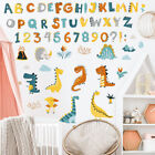 Dinosaurs Alphabet Abc Wall Decals Educational Stickers Nursery Baby Room Decor