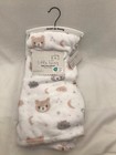 Little Honey Teddy Bear Face Baby Blanket Velvet Plush Lovey Security Baby Gift