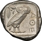 Attica  Ngc Choice   4 5-4 5   Ca  440-404 Bc  Athens  Ar Tetradrachm   Crest