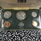 1971 Trinidad   Tobago 6x Coin Proof Set Lot b3538 With Case