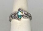 Vintage Signed Sterling Silver Gemstone Rings Lot Fantastic Collection Of Five 