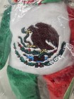 Original Holy Bears God Bless Mexico Bear Embroidered Plush 9  Beanie New