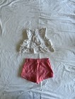 Vintage Y2k Baby Girl Winnie The Pooh Classic Pooh 12 Months 2 Piece Set
