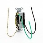 Hubbell Dr20itrp2 Ivory 20a Tr Decorator Receptacle 5-20r W  6 5  Stranded Leads