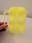 Jell-o Jello Jigglers Easter Egg Molds Etched Design Shooters Yellow Non Branded