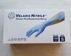 Pack Of 5 Velaris Blue Nitrile Exam Gloves Small Powder-free Shipping 300 Pcs