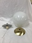 Vtg Mcm Mid Century Modern Glass Hanging Globe -2 Others Listed