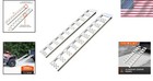 Aluminum Loading Ramp 12x78in Fixed Treads Heavy Duty Safe Capacity 1250lb Pair
