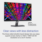 Dell 23 8  Fhd 75hz 4ms Gtg Ips Led Freesync Gaming Monitor  s2421nx  - Black
