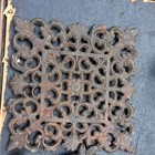 Antique Vintage Cast Iron Wall Mount Match Holder match Safe Ornate Scrollwork