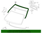 Genuine Honda 1996-2000 Honda Civic - Molding Front Windshield 73150-s04-003