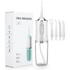 Oral Irrigator Portable Dental Water Flosser Usb Rechargeable Water Jet Floss Us