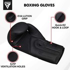 Rdx Boxing Gloves Sparring Muay Thai Pro Training  Maya 10oz  Matte Black