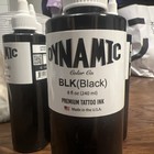 Authentic Dynamic Black Tattoo Ink- 8oz  authorized Seller Quick Ship Out