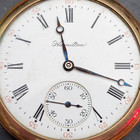 1909 Hamilton 17j Grade 975 Model 1 Gf Case Pocket Watch Running Antique       