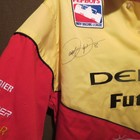 Vintage Indycar Signed Scott Sharp Kelley Racing Pit Crew Shirt Indy 500 Size L
