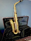 Vintage Yamaha Yas-23 Alto Saxophone With Case And Mouthpiece