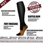 Copper Compression Socks 20-30mmhg Graduated Support Mens Womens S-xxl Wholesale