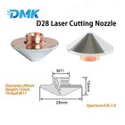 High Speed Fiber Laser Nozzle Dia 28mm M11 H15mm For Raytools Laser Cutting Head