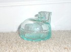 Antique Light Aqua J iem Turtle Style Ink Bottle  a 