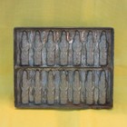 Vintage Antique Bodderas Chocolate Mold Santa 2214