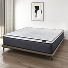 12 14 Inch Twin Full Queen King Size Mattress Hybrid Spring Memory Foam Black