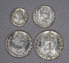 1897 Great Britain Silver Maundy Set