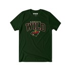 Nhl Classic Arched Team Logo Short Sleeve T-shirt For Men   Women  Unisex Appare