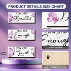 3 Pcs Butterfly Wall Decor Butterfly Wall Art 9 84 X 3 94 Inch Purple