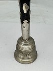 Bell China Tibetan Silver Color Cast Metal Faqi Vajra Phurba Lotus Holder 10 