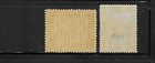 Malaya-johore Scott  126-127 -sultan Ibrahim sultana - Mint Never Hinged lh