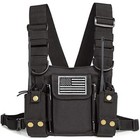 Radio Shoulder Holster Chest Harness Holder Vest Rig For Two Way Radio Chest Fro