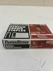 Fasten Strong Galvanized Narrow Crown Staples 18 Ga 1    Length 1 4    Crown 2500