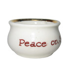 Vtg Peace On Stalin Mini Mug Joseph Stalin Cup Ussr Soviet Union Ceramic Novelty